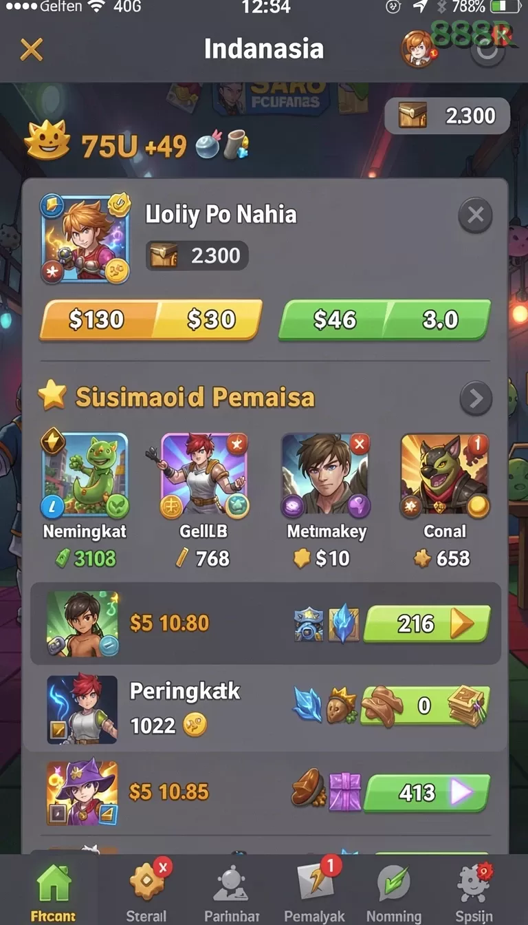 Cuplikan layar TEMPUR99 — halaman utama